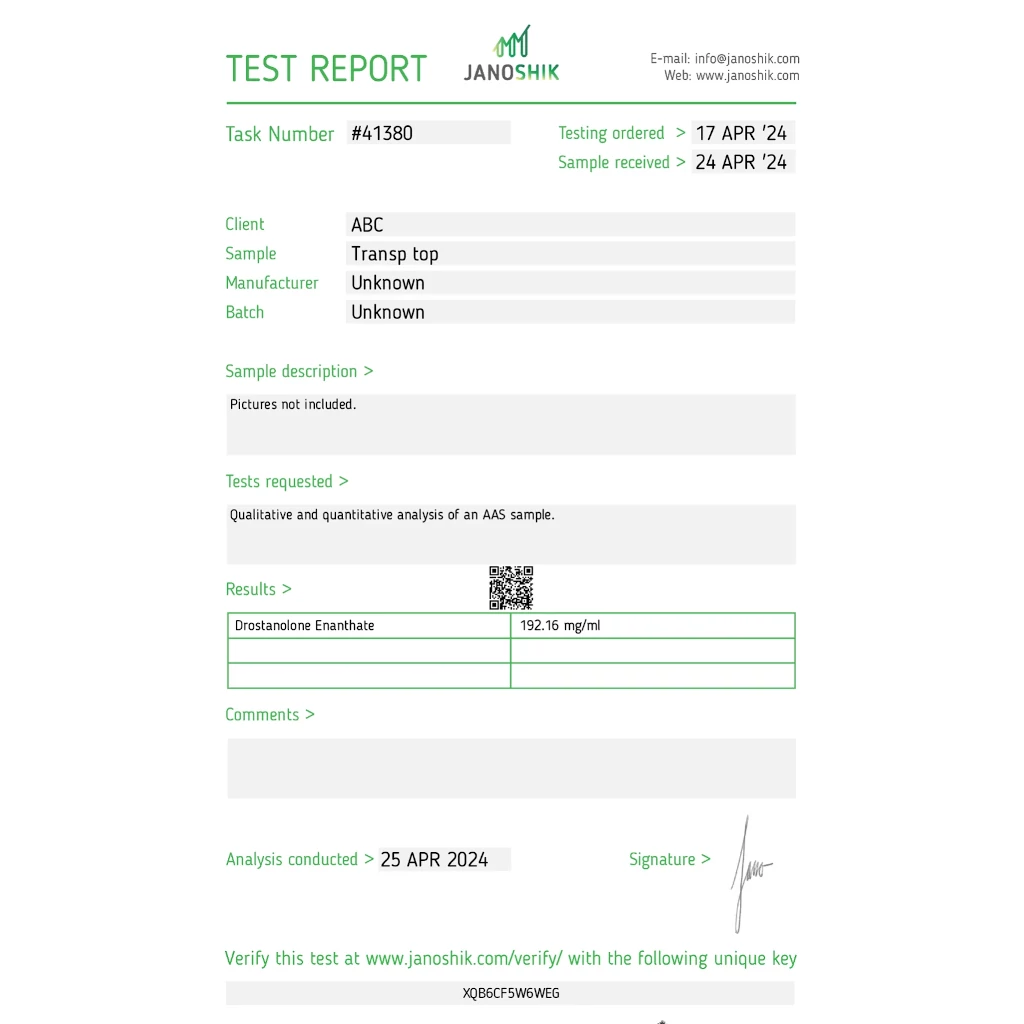 Masteron Enanthate 200